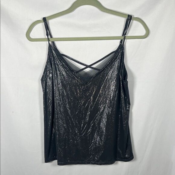 Victorias Secret Shimmery gray cami tank top size Large - Picture 1 of 6